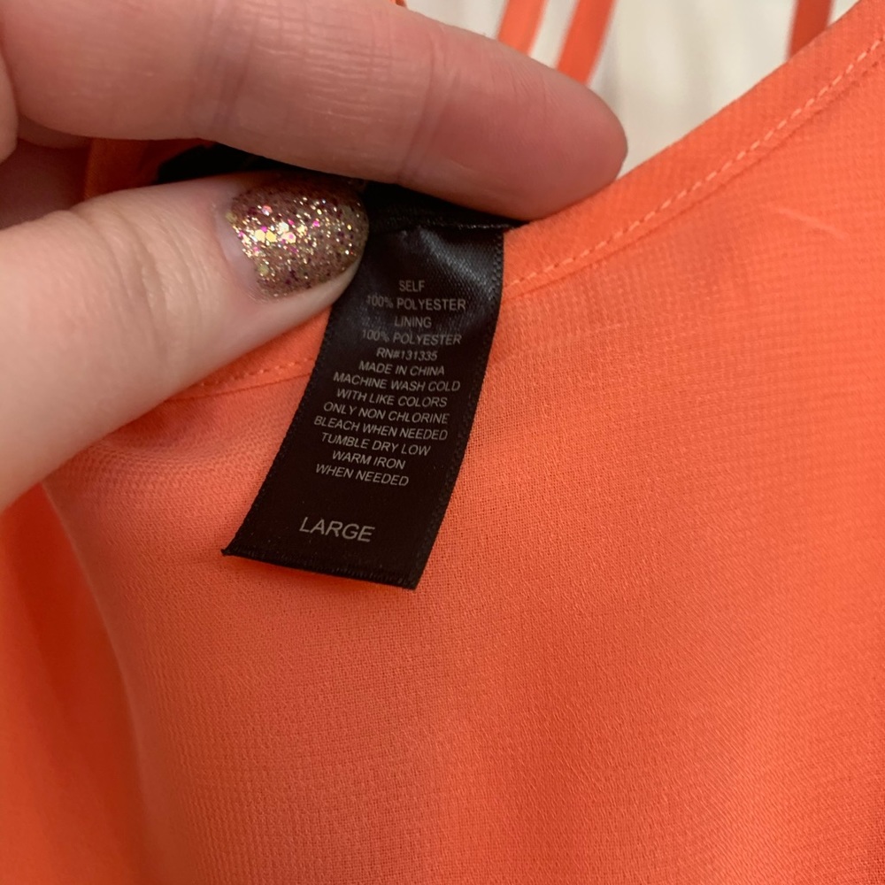 Orange Summer Maxi Dress